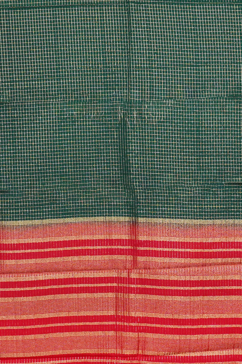Forest Ember Semi Mysore Silk Saree