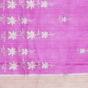 Orchid Meadow Tussar Silk