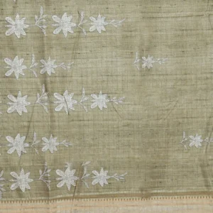 Sage Whisper Tussar Silk