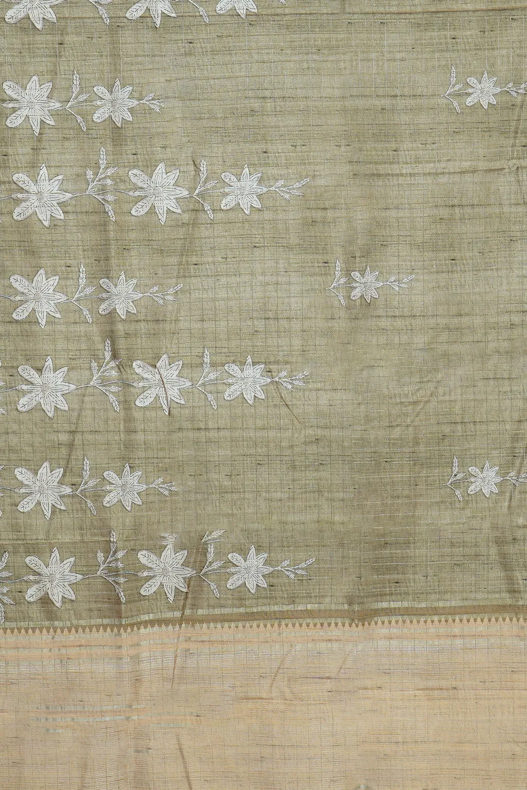 Sage Whisper Tussar Silk