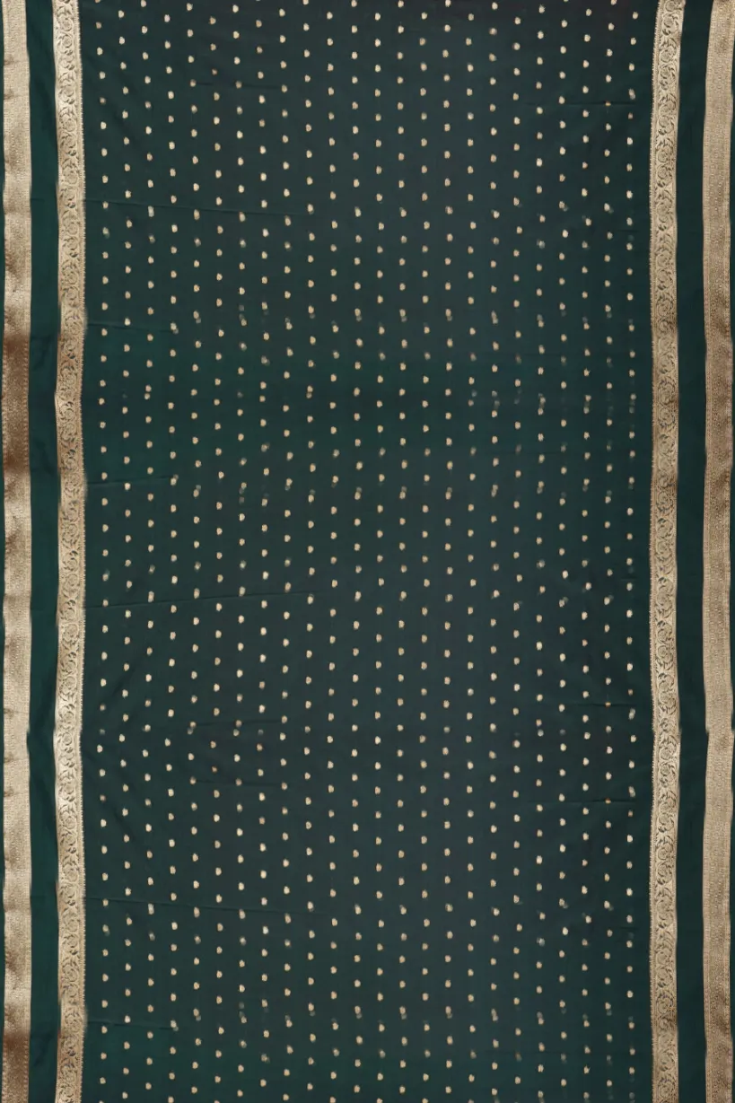 Rani Pink Semi Mysore Silk Saree - Image 2