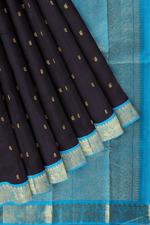 sri_kumaran_stores-kanchipuram_silks-Black_saree_with_blue_border-1.jpg