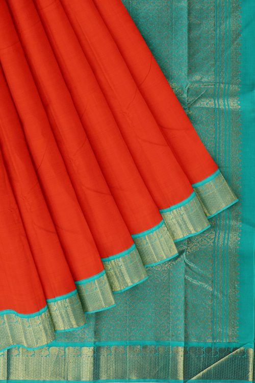 sri_kumaran_stores-kanchipuram_silks-orange_saree_with_torquiose_blue_border-1.jpg