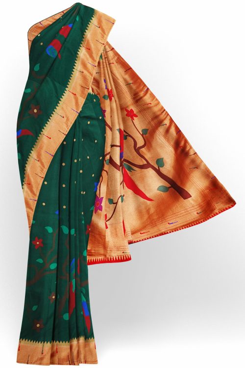 sri_kumaran_stores_banaras_silk_saree_dark_green_saree_with_golden_red_border-1.jpg