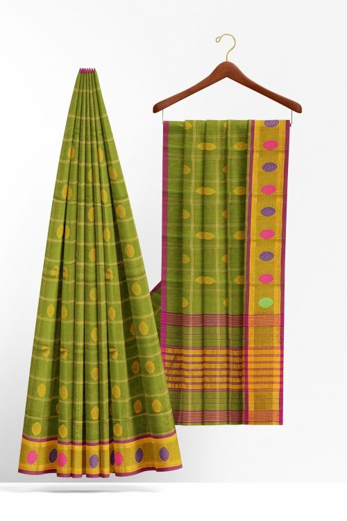 sri_kumaran_stores_cotton_saree_green_saree_with_purple_border-2.jpg
