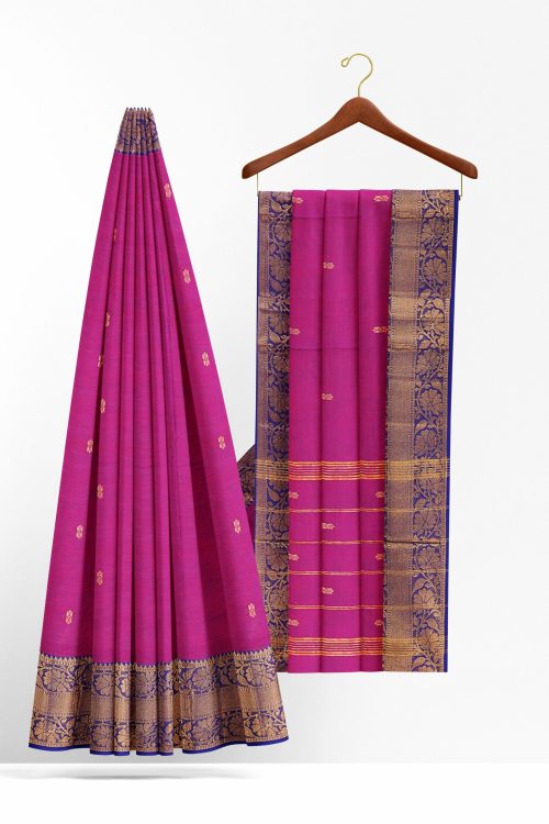 sri_kumaran_stores_cotton_saree_magenta_saree_with_blue_border-2.jpg