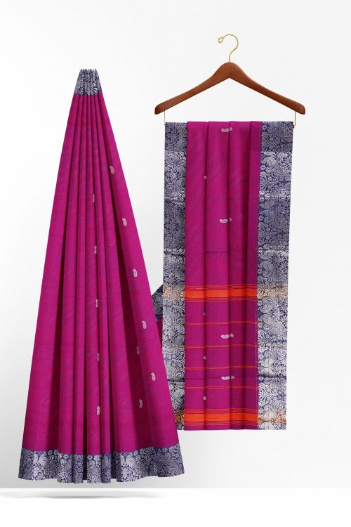 sri_kumaran_stores_cotton_saree_magneta_saree_with_blue_silver_border-2.jpg