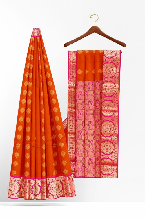 sri_kumaran_stores_cotton_saree_orange_saree_with_pink_border-2.jpg
