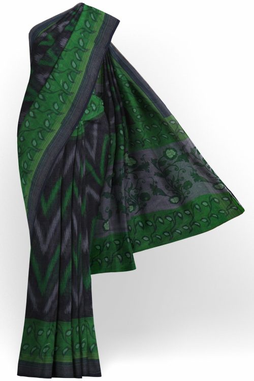 sri_kumaran_stores_linen_saree_black_saree_with_dark_green_border-1.jpg