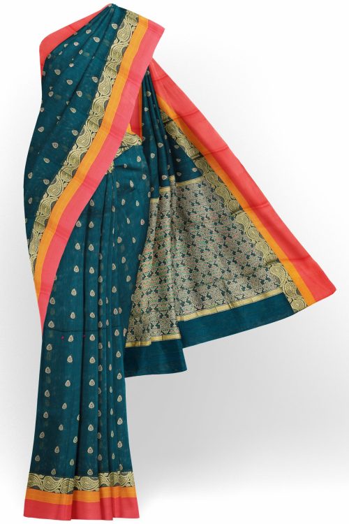 sri_kumaran_stores_silk_cotton_saree_dark_green_saree_with_orange_border-1.jpg