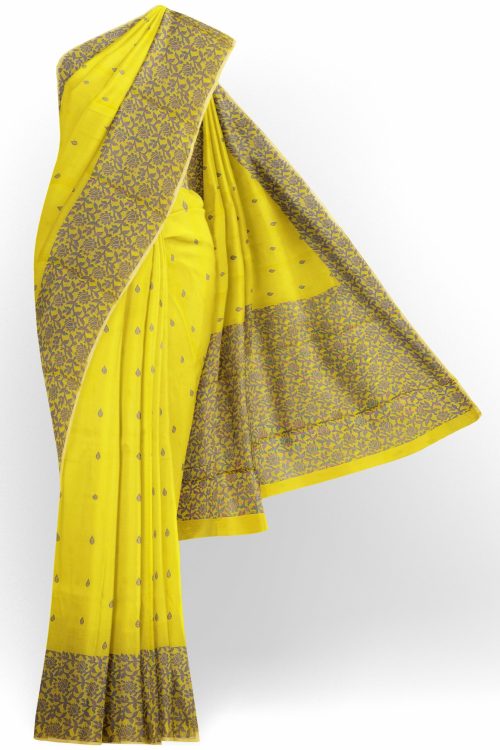 sri_kumaran_stores_silk_cotton_saree_yellow_saree_with_floral_green_border-1.jpg