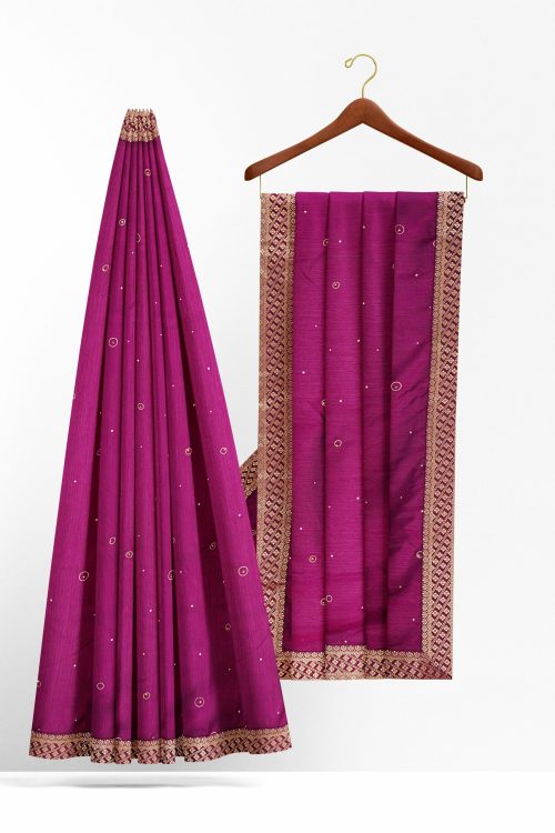 sri_kumaran_stores_synthetic_saree_magenta_saree_with_gold_border-2.jpg