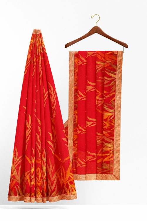 sri_kumaran_stores_synthetic_saree_red_saree_with_golden_colour_border_1-2.jpg