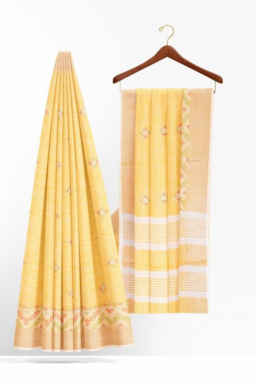 sri_kumaran_stores_synthetic_saree_yellow_saree_with_sandal_border-2.jpg